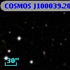 COSMOS J100039.20+013448.4