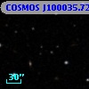 COSMOS J100035.72+013442.7