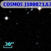 COSMOS J100021.83+013444.4