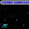 COSMOS J100033.67+013438.2