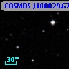COSMOS J100029.67+013439.2