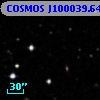 COSMOS J100039.64+013435.8