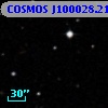 COSMOS J100028.21+013438.1