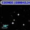 COSMOS J100043.34+013437.6