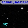 COSMOS J100029.82+013434.9