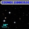 COSMOS J100039.91+013429.7