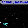 COSMOS J100034.06+013435.7