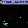 COSMOS J100035.58+013427.6
