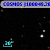 COSMOS J100048.20+013429.5