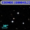 COSMOS J100043.22+013429.1