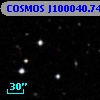 COSMOS J100040.74+013427.9