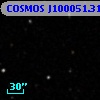 COSMOS J100051.31+013428.5