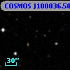 COSMOS J100036.50+013427.2