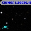 COSMOS J100036.47+013424.3