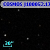 COSMOS J100052.17+013426.8