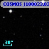 COSMOS J100023.02+013421.2