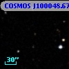 COSMOS J100048.67+013422.8