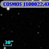 COSMOS J100022.47+013412.0