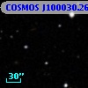 COSMOS J100030.26+013410.9