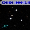 COSMOS J100042.43+013410.7