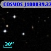COSMOS J100039.37+013409.0