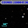 COSMOS J100047.96+013407.8