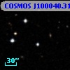 COSMOS J100040.31+013403.5