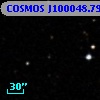 COSMOS J100048.79+013402.5