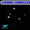 COSMOS J100041.67+013402.6