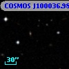 COSMOS J100036.98+013400.8