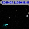COSMOS J100049.43+013359.6
