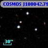 COSMOS J100042.78+013359.8