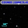 COSMOS J100028.41+013403.4
