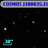 COSMOS J100035.15+013358.0