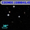 COSMOS J100041.47+013349.8