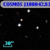 COSMOS J100042.83+013349.4