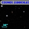 COSMOS J100036.65+013348.3