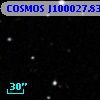 COSMOS J100027.83+013345.6
