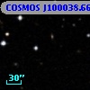 COSMOS J100038.66+013345.8