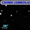 COSMOS J100038.42+013343.5