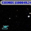 COSMOS J100049.24+013355.0