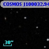 COSMOS J100032.94+013341.7