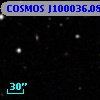 COSMOS J100036.08+013340.2
