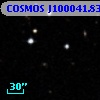 COSMOS J100041.83+013334.0
