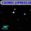 COSMOS J100043.36+013331.8