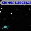 COSMOS J100038.25+013327.7