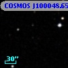 COSMOS J100048.65+013326.6