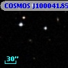 COSMOS J100041.85+013324.3