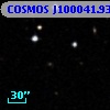 COSMOS J100041.93+013322.0