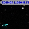 COSMOS J100047.58+013309.9